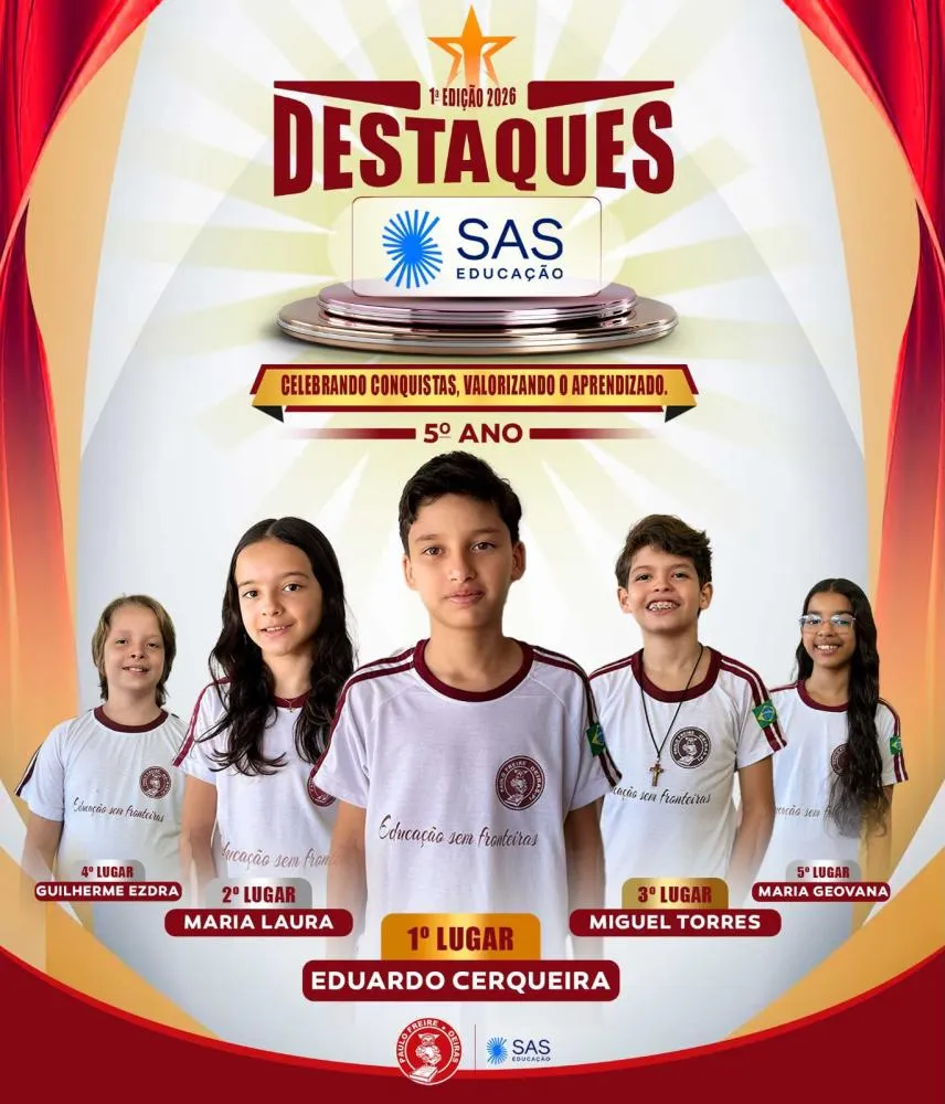 Alunos do Colégio Paulo Freire se destacam na primeira edição da Provinha SAS 2026 — imagem 2