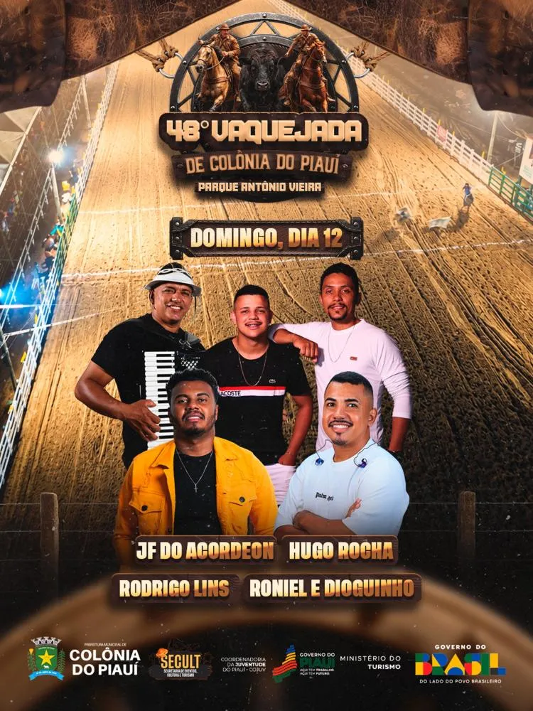 Colônia do Piauí anuncia programação da 48ª Vaquejada com grandes atrações e expectativa de público recorde — imagem 3
