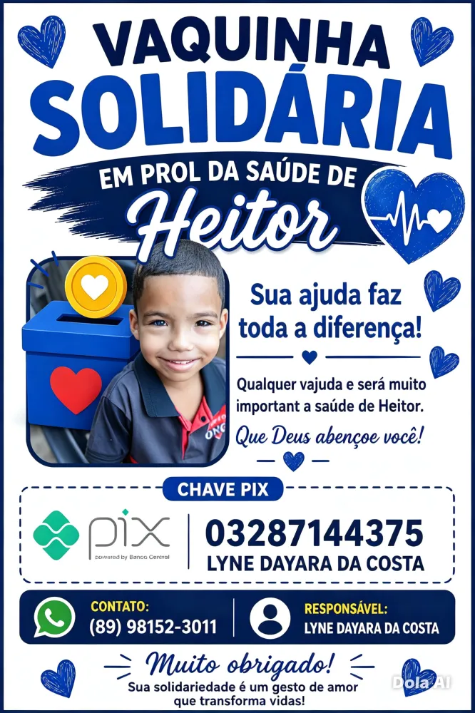 Heitor, de 7 anos, precisa de cirurgia urgente para retirada de rim; família faz campanha para custear procedimento …