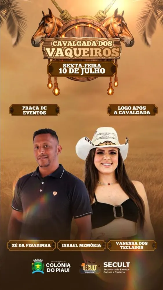 Cavalgada dos Vaqueiros abre programação da 48ª Vaquejada de Colônia do Piauí nesta sexta-feira, 10 — imagem 2