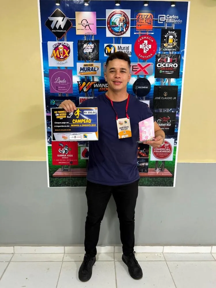 Mauro Éder conquista bicampeonato no VII Torneio de Futebol Digital de Oeiras — imagem 2
