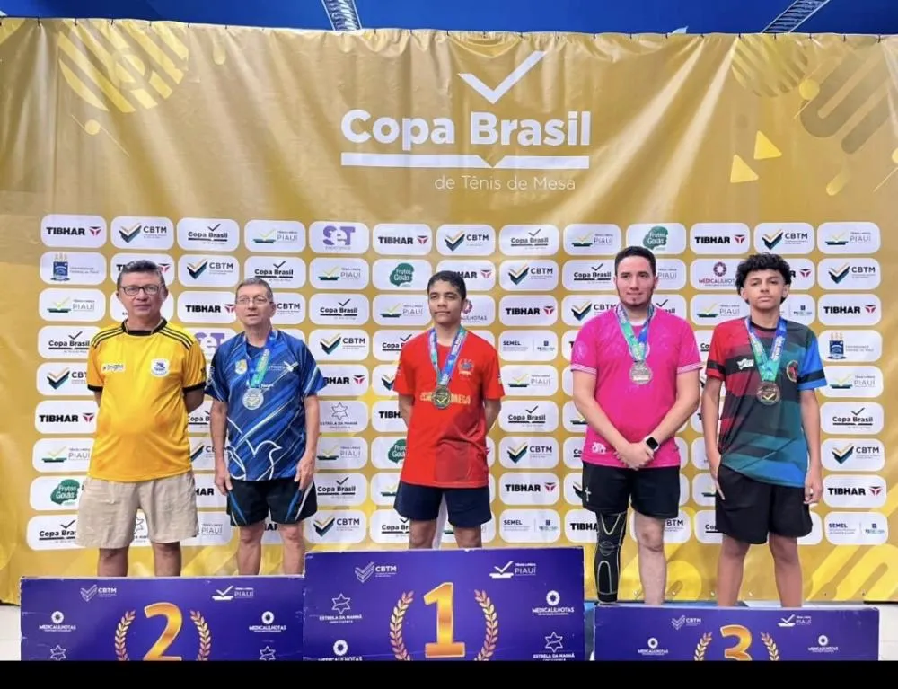 Associação Oeirense de Tênis de Mesa encerra participação na Copa Brasil Ouro com cinco medalhas — imagem 5