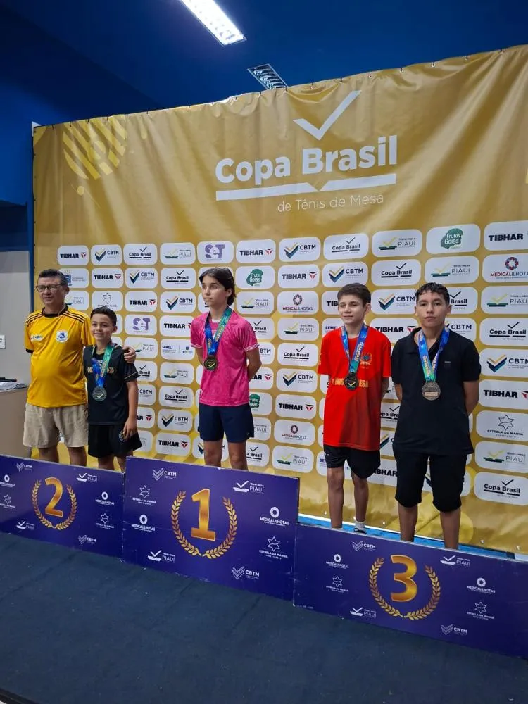 Associação Oeirense de Tênis de Mesa encerra participação na Copa Brasil Ouro com cinco medalhas — imagem 4