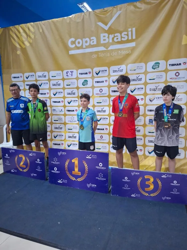 Associação Oeirense de Tênis de Mesa encerra participação na Copa Brasil Ouro com cinco medalhas — imagem 2