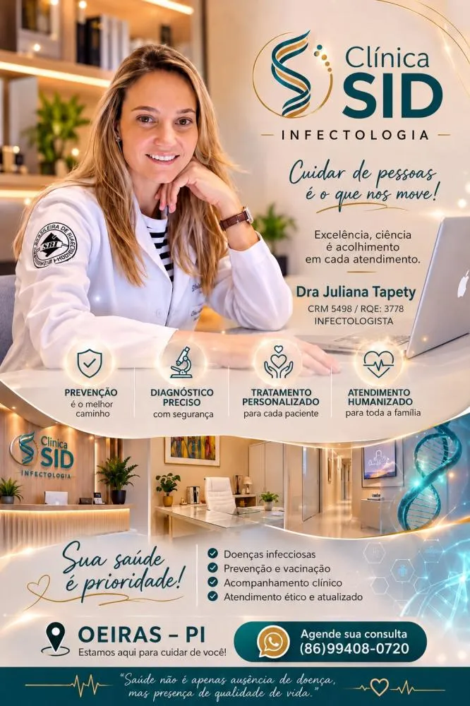 Dra. Juliana Tapety passa a realizar atendimento especializado em infectologia na Clínica SID, em Oeiras — imagem 1