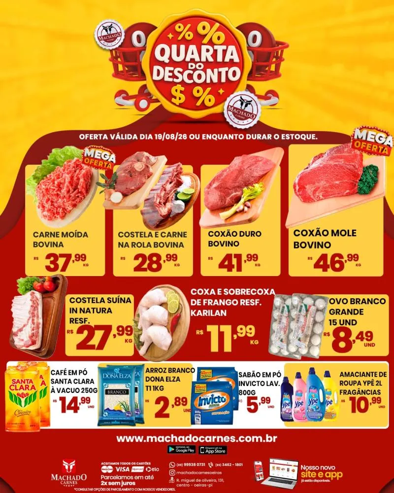 Quarta do Desconto na Machado Carnes: ofertas imperdíveis só nesta quarta! — imagem 1