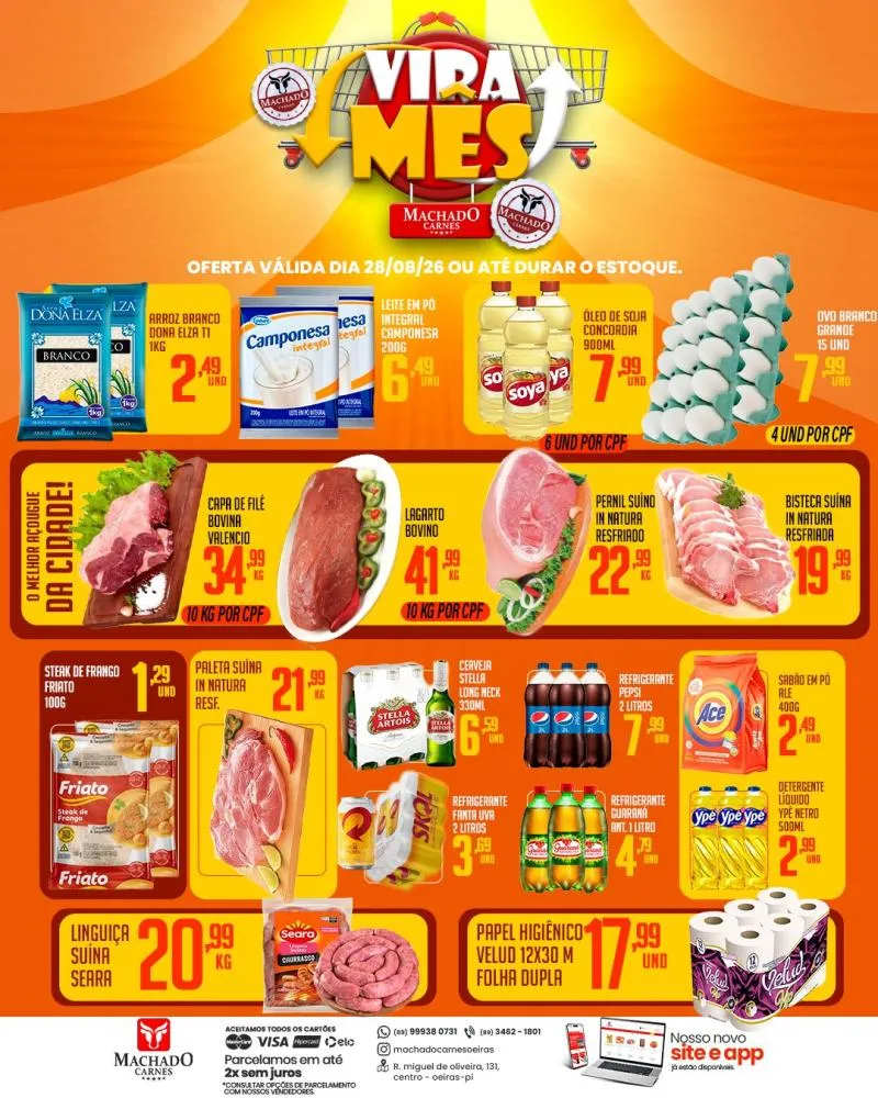 Aproveite as ofertas do VIRA MÊS na Machado Carnes — imagem 1