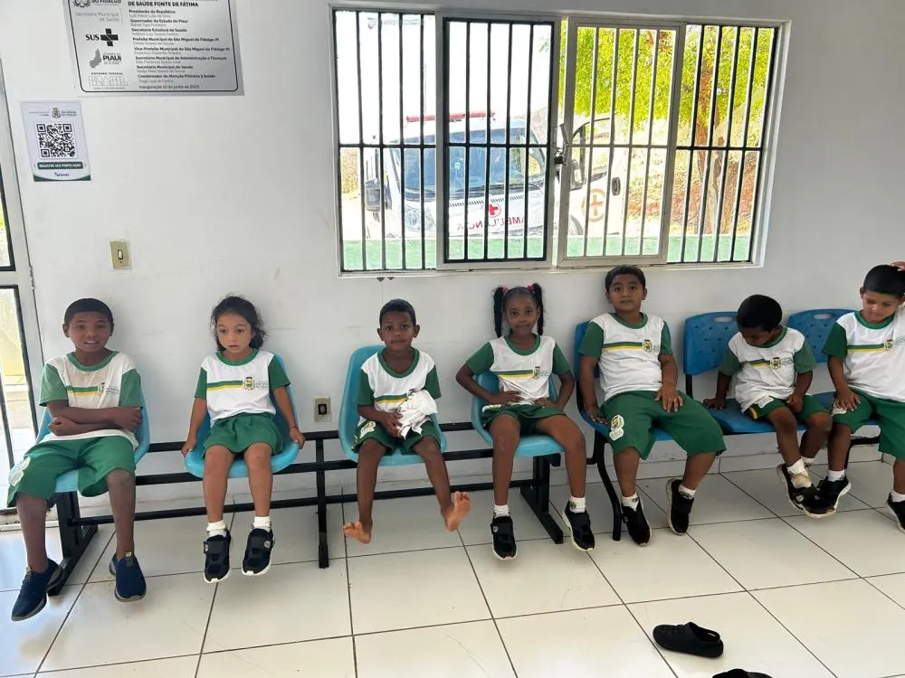 Crianças da Escola Maria Dolores Arrais recebem atendimento odontológico na UBS Fonte de Fátima — imagem 1