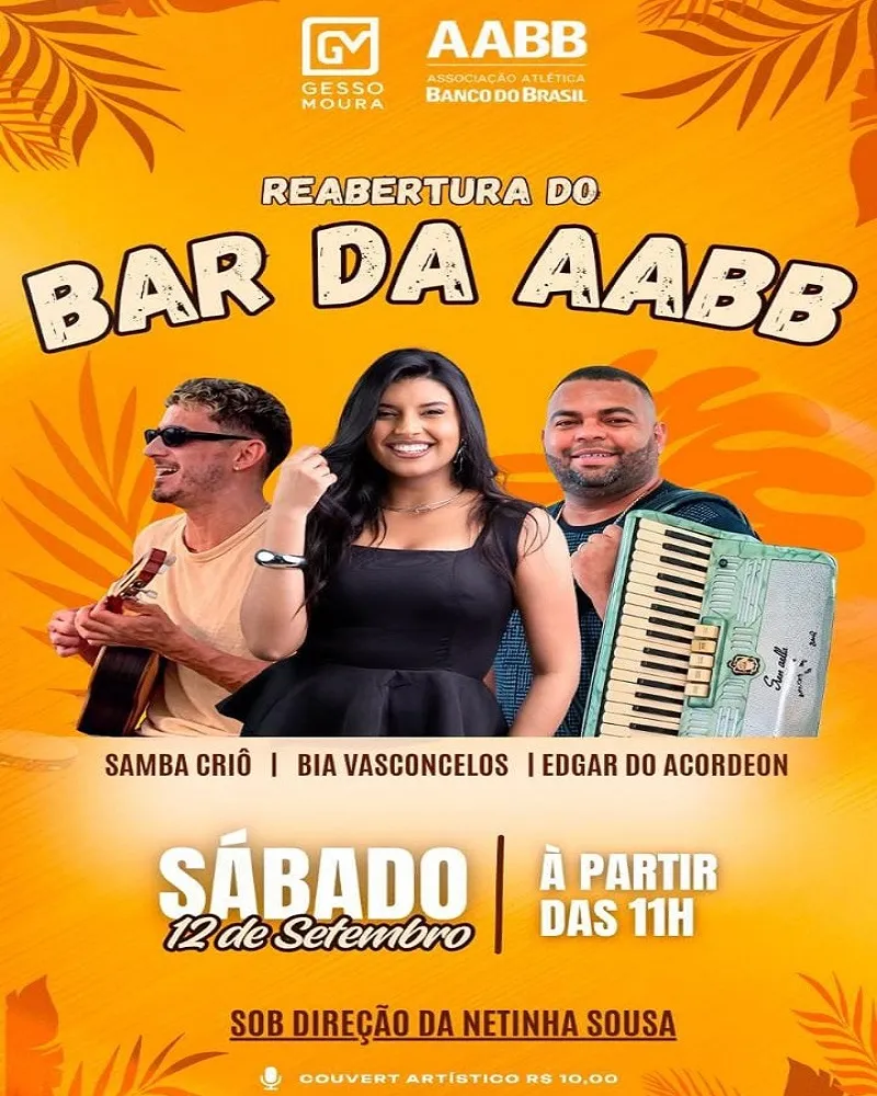 Bar da AABB reabre neste sábado com a feijoada da Netinha e atrações musicais — imagem 1