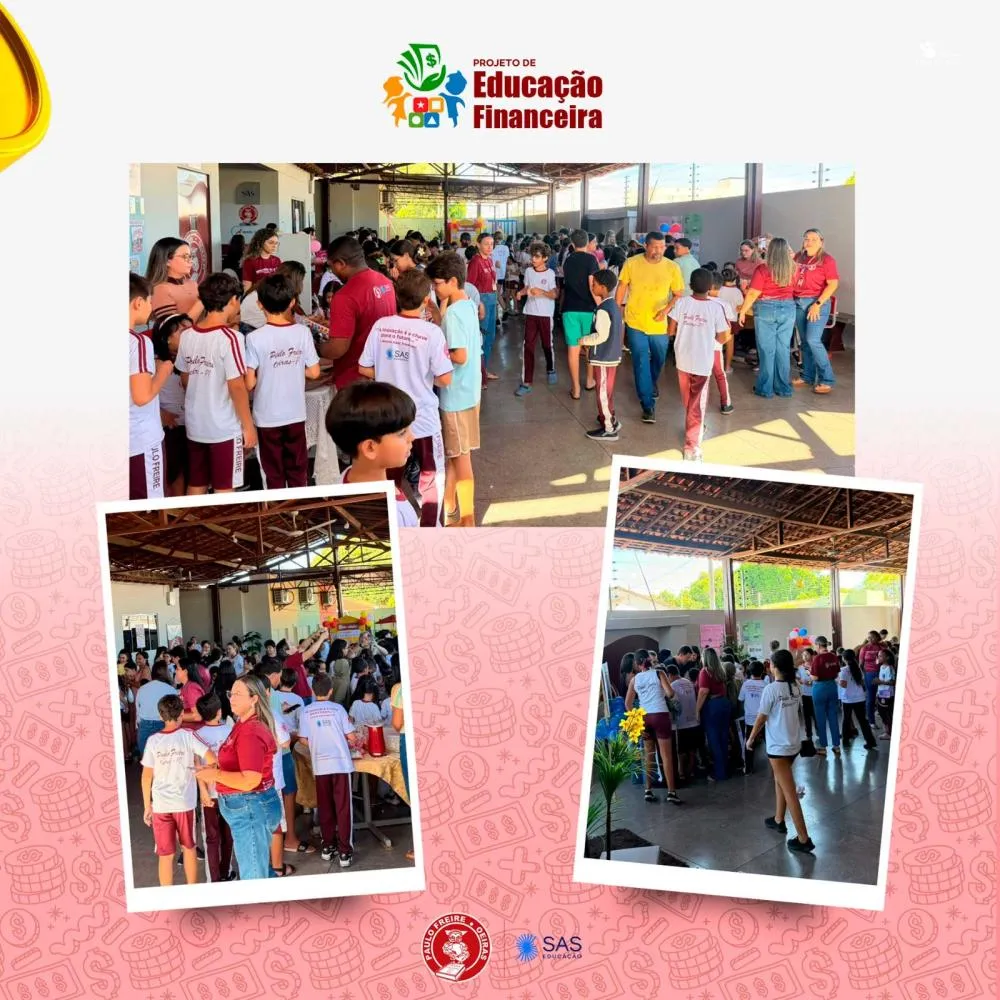 Projeto “Dinheiro não é brincadeira” leva educação financeira para crianças do Colégio Paulo Freire, em Oeiras — imagem…