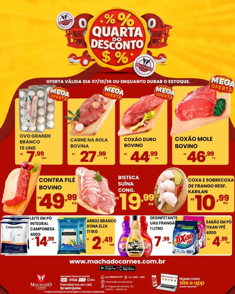 Quarta do Desconto na Machado Carnes: ofertas imperdíveis só nesta quarta! — imagem 1