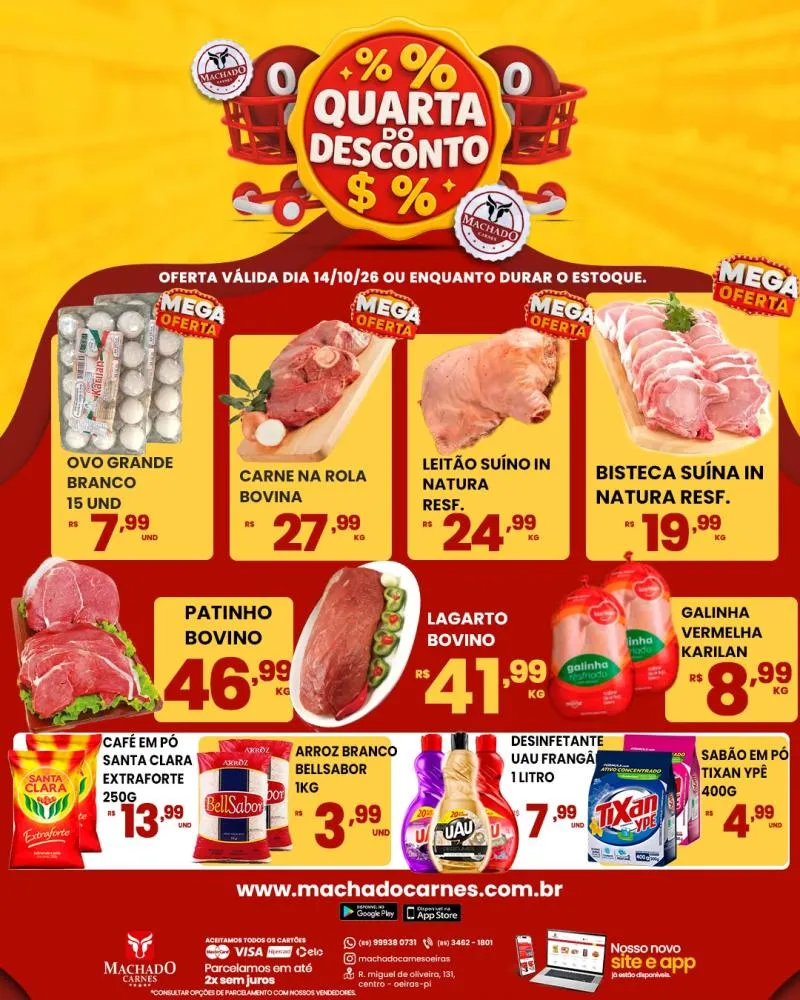 Quarta do Desconto na Machado Carnes: ofertas imperdíveis só nesta quarta! — imagem 1