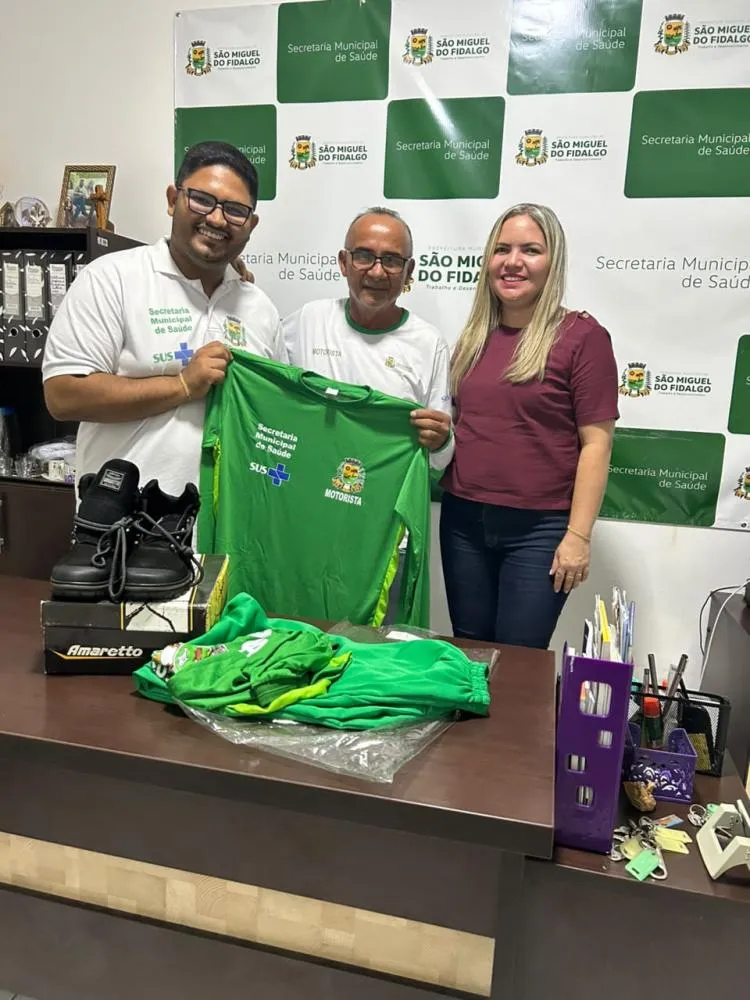 São Miguel do Fidalgo realiza entrega de fardamentos para servidores da Saúde — imagem 1