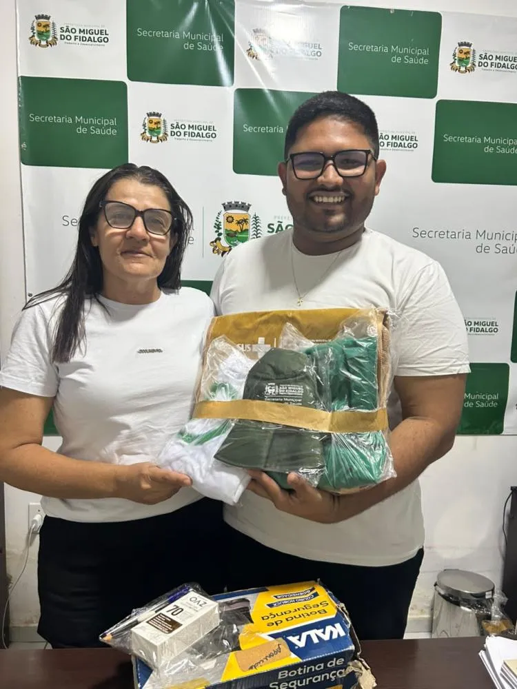 São Miguel do Fidalgo realiza entrega de fardamentos para servidores da Saúde — imagem 2