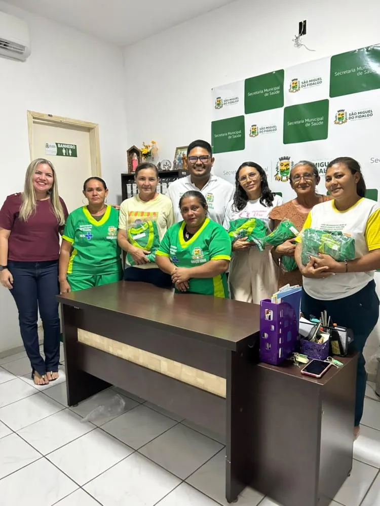 São Miguel do Fidalgo realiza entrega de fardamentos para servidores da Saúde — imagem 4
