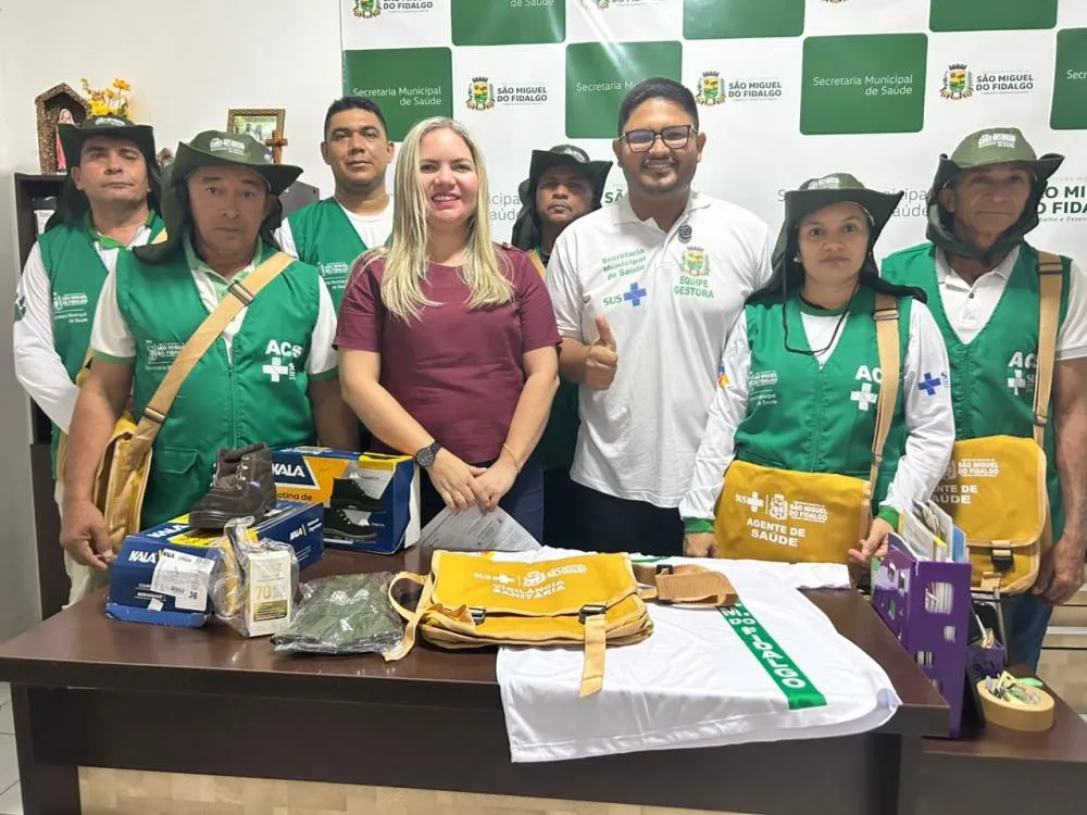 São Miguel do Fidalgo realiza entrega de fardamentos para servidores da Saúde — imagem 8