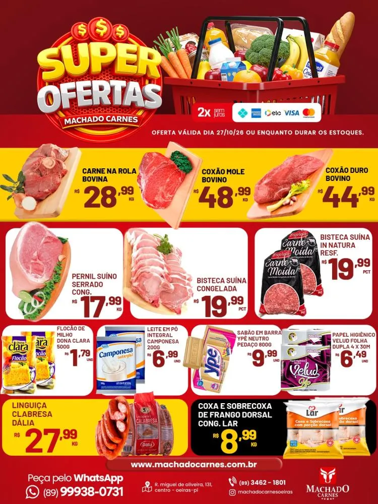 Confira as ofertas da QUINTA 100% Preço Baixo na Machado Carnes — imagem 1