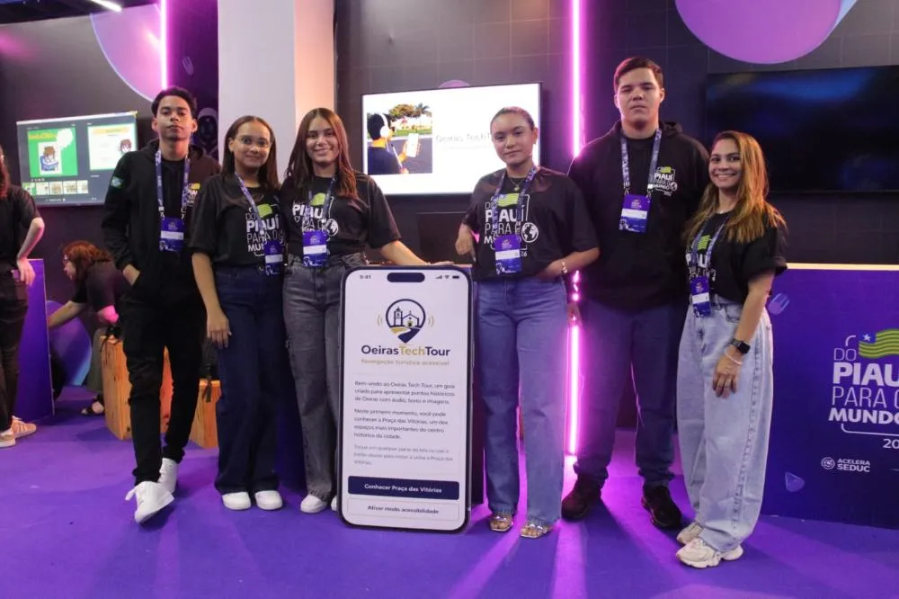 Professora da rede estadual apresenta, no México, pesquisa com estudantes sobre acessibilidade em espaços históricos de…